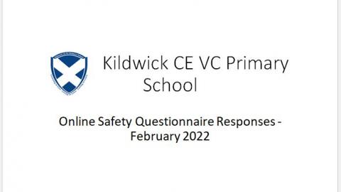 Cover page for Online Safety Questionnaire 