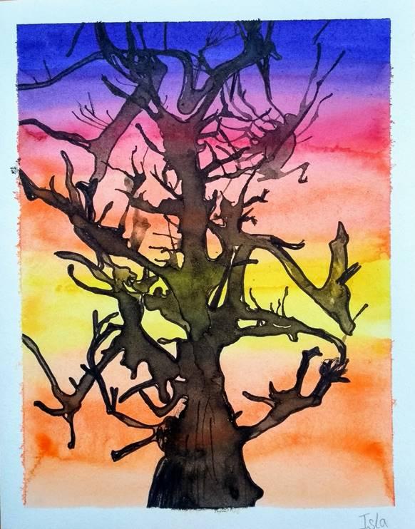 KS2 Art Club Spring Term Kildwick CE Primary School